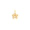 FLOWER WITH PEARL STUD EARRING GOLD